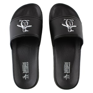 Penguin Pier Mens Black Sliders