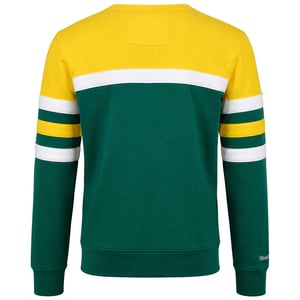 Mitchell & Ness NBA Seattle Supersonics Head Coach Mens Green Sweater