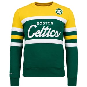 Mitchell & Ness NBA Boston Celtics Head Coach Mens Green Sweater