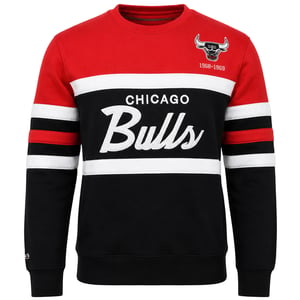 Mitchell & Ness NBA Chicago Bulls Head Coach Mens Black Sweater