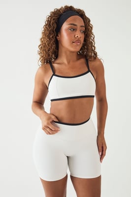 DSGN Studio Sculpt Contrast Waistband Mini Short
