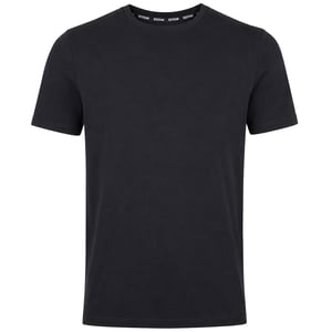 BoxRaw Plain Mens Black T-Shirt