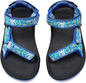 Teva Kids Hurricane XLT Jr Ocean Creatures Dazzling Blue