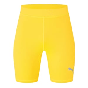 Men's Puma Short Tights in Cyber Yellow