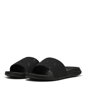 Men's Puma Popcat 20 Embedded Pool Sliders in Puma Black-Pu