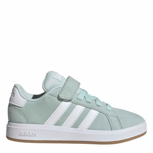 Boys adidas Grand Court Trainers in Halo Mint/Ftwr