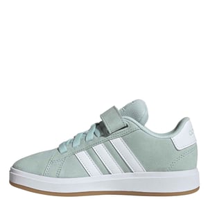 Boys adidas Grand Court Trainers in Halo Mint/Ftwr