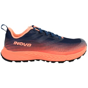 Inov-8 Trailfly Speed Womens Navy/Coral Running Shoes (Wide Fit)