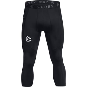 Men's Under Armour Curry Solid Compression Fit Shapewear Leggings in Black