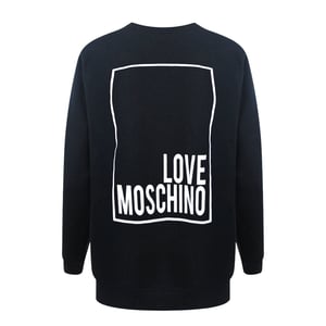 Love Moschino Box Logo Black Sweater