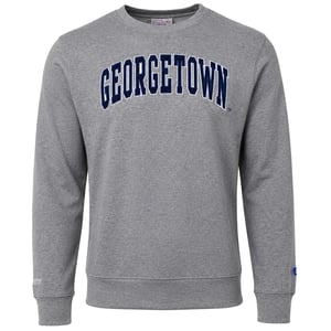 Mitchell & Ness NCAA Georgetown Arch Mens Grey Sweater