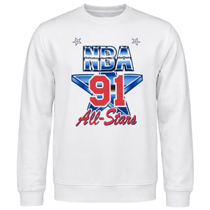 Mitchell & Ness NBA All Star 91 Mens White Sweater