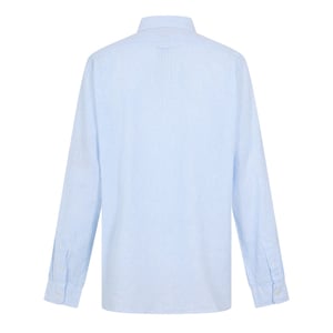 Men's Woolrich Wool Stripe Shirt in Light Blue