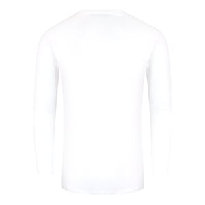 Love Moschino Bold Logo Long Sleeve White T-shirt