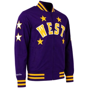 Mitchell & Ness NBA All Star Team History Warm Up 2.0 Mens Purple Jacket