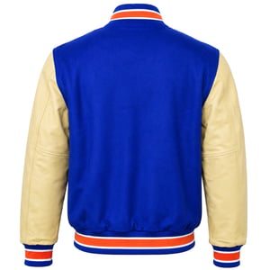 Mitchell & Ness NBA New York Knicks Mens Blue Varsity Jacket