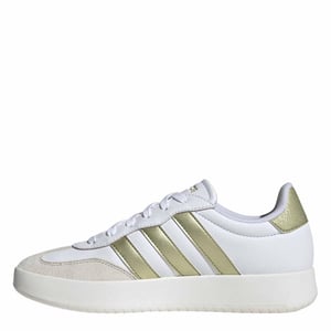 Men's adidas Men's Barreda Low-Top Trainers in Ftwr White/Gold