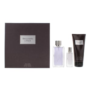 Abercrombie & Fitch First Instinct EDT 100ml, 15ml + Shower Gel 200ml Gift Set for Him