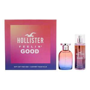 Hollister Feelin' Good For Her Eau De Parfum 50ml + Body Mist 125ml Gift Set