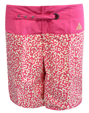 Nike ACG Womens All Over Print Board Swim Shorts Pink 299256 684 A77B