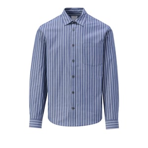 J.C. Rags Casual overhemd sky captain streep