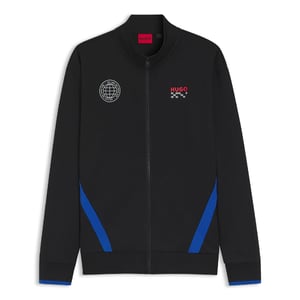 Men's Hugo Vcarb Zip_01 rb Jacket in Black