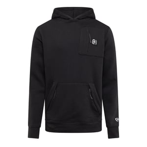 Men's Crosshatch Portville Hoodie in BLACK