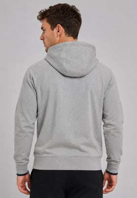 Nike Air Fleece Full Zip Heritage Hoodie in Grey