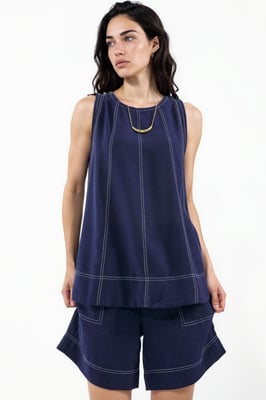 Stitch Detail Relax Fit Co-ord Set