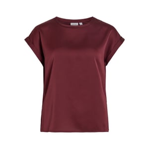 Vila viellette s/s satin top noos 14059563 port royale