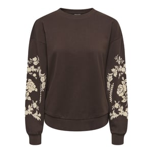 Jacqueline de Yong Jdy irmelin sweatshirt met flock bloemenprint