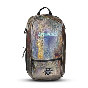 Brabo Backpack fun rainbow/aqua hockey rugzak -