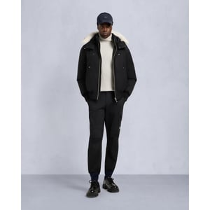 Moose Knuckles Men original ballistic bomber natural shearling