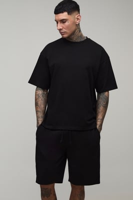 Tall Regular Fit T-Shirt & Short Lounge Set