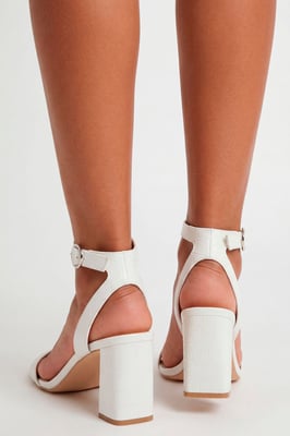 Wide Fit 2 Part Mid Block Heels