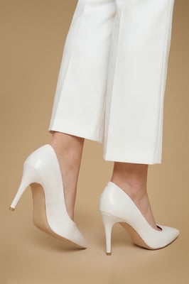 Bridal Keira Textile High Heel Court Shoes