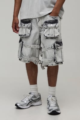 Parachute Extreme Washed Multi Cargo Jorts