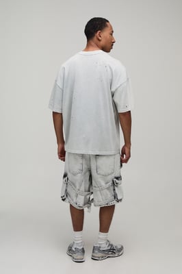 Parachute Extreme Washed Multi Cargo Jorts