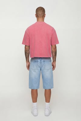 Oversized Boxy Heavyweight Washed Sex Slogan T-Shirt