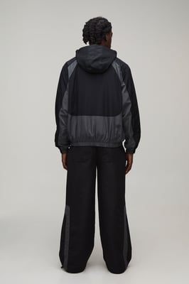 Boxy Fit Colour Block M Star Hooded Jacket