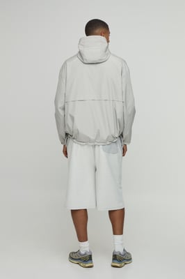 Oversized Boxy Hooded Toggle Cagoule