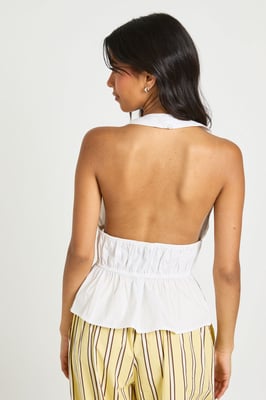 Tie Front Halter Top