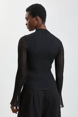 Viscose Blend Filament Knitted Top