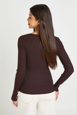 Soft Knit Rib Cardigan