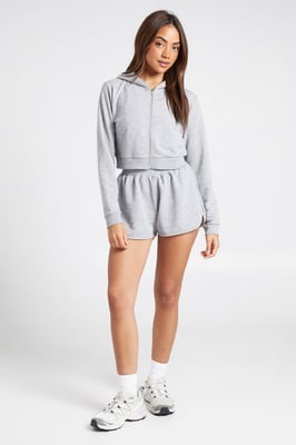Loopback Super Cropped Hoodie