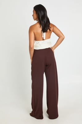 Petite Basics Wide Leg Trousers