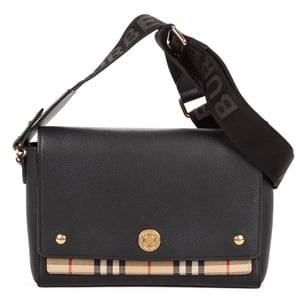 Note Logo Flap Crossbody   schoudertas