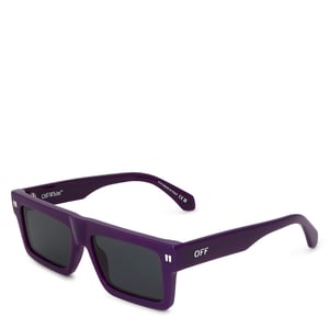 Accessories Off White Chandler 53 Rectangle Sunglasses in Purple - Grey