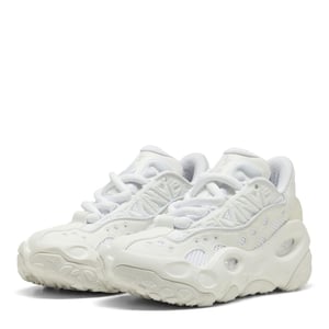 Boys Puma Kids La France Runner Trainers in Wht Glow-Silver