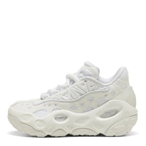 Boys Puma Kids La France Runner Trainers in Wht Glow-Silver